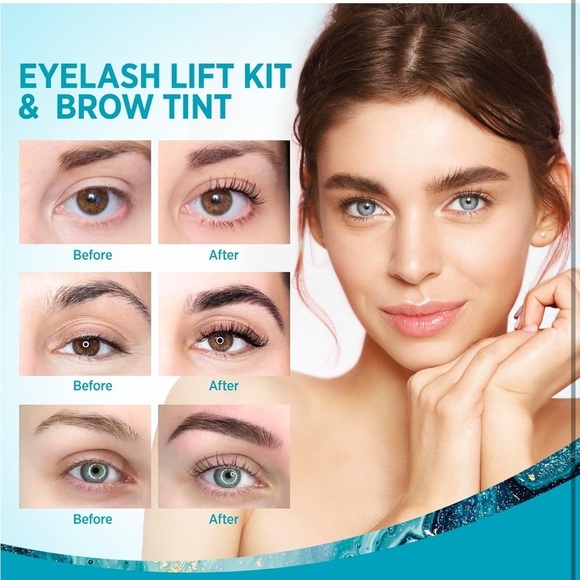 Lash Lift Kit Eyelash Lift & Tint Brow Lamination Natural Lash Curling Salon DIY - Picture 3 of 15